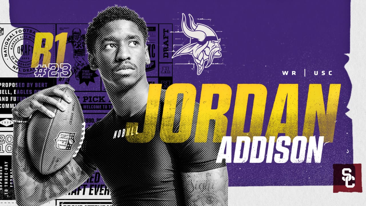 2023 NFL Draft WR Jordan Addison, USC, No. 23 Pick