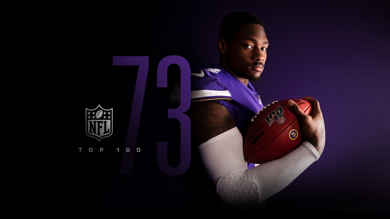 Stefon Diggs lands at No. 16 on the NFL's Top 100 list