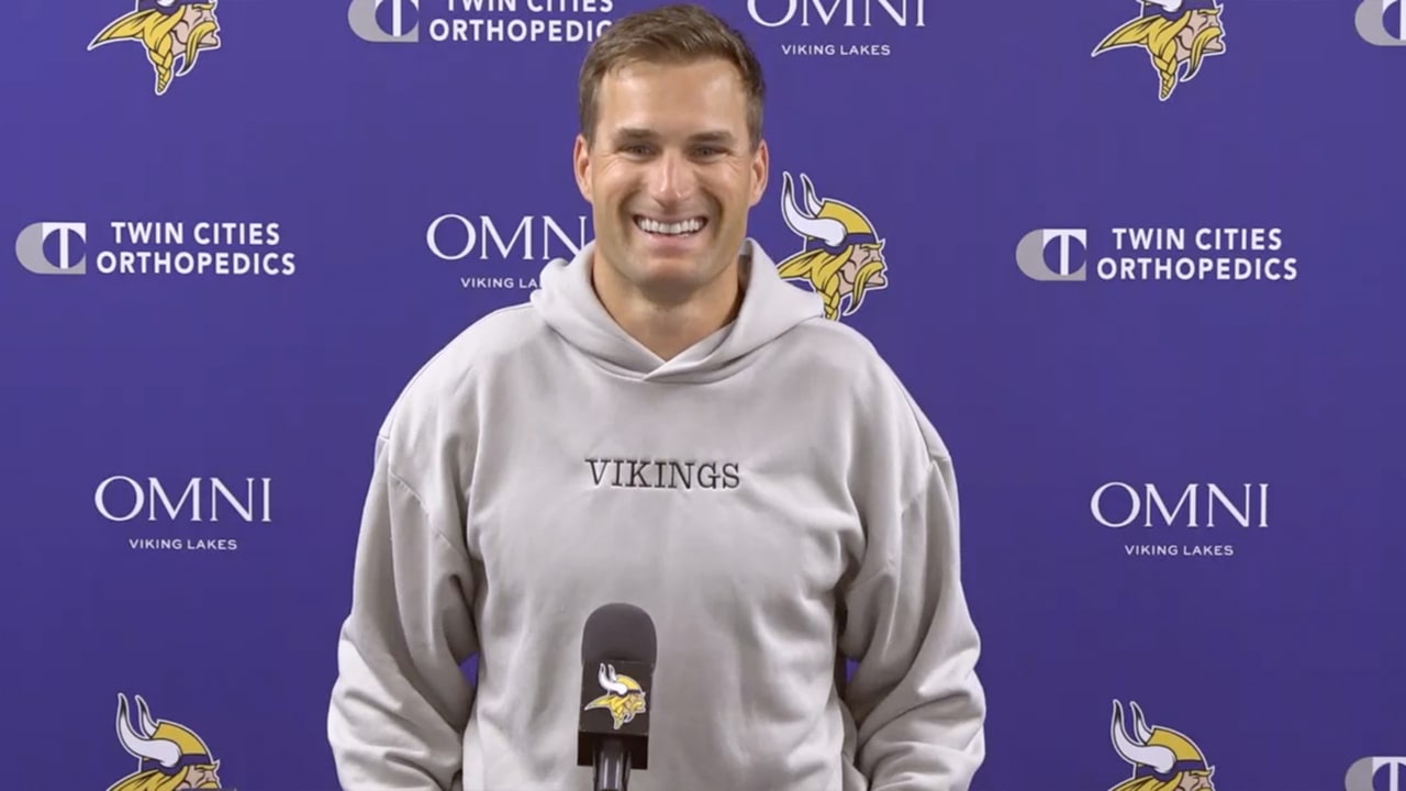 Vikings QB Kirk Cousins addresses future