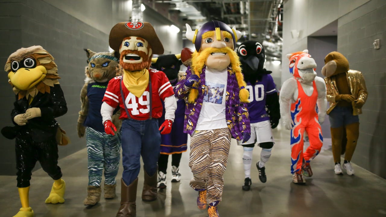 MINNEAPOLIS, MN - DECEMBER 24: Minnesota Vikings mascot Viktor The