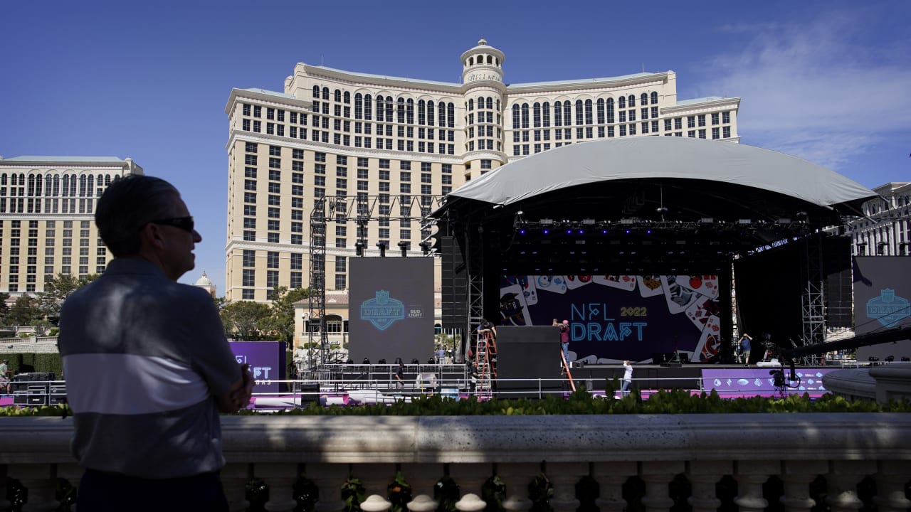 NFL Draft Stage in Las Vegas