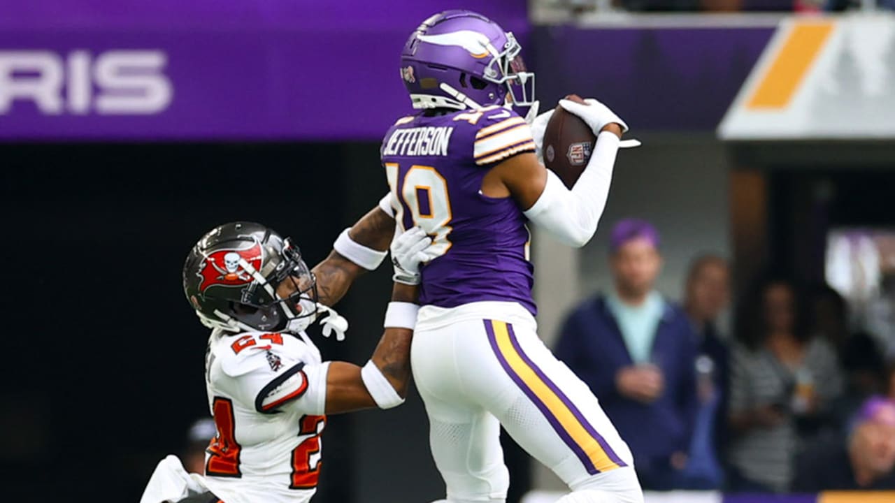 Minnesota Vikings wide receiver Justin Jefferson's second TD catch of 2023  gets Vikings on board vs. Panthers