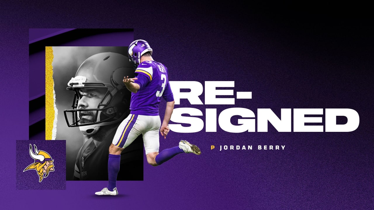 Vikings re-sign punter Jordan Berry North News - Bally Sports