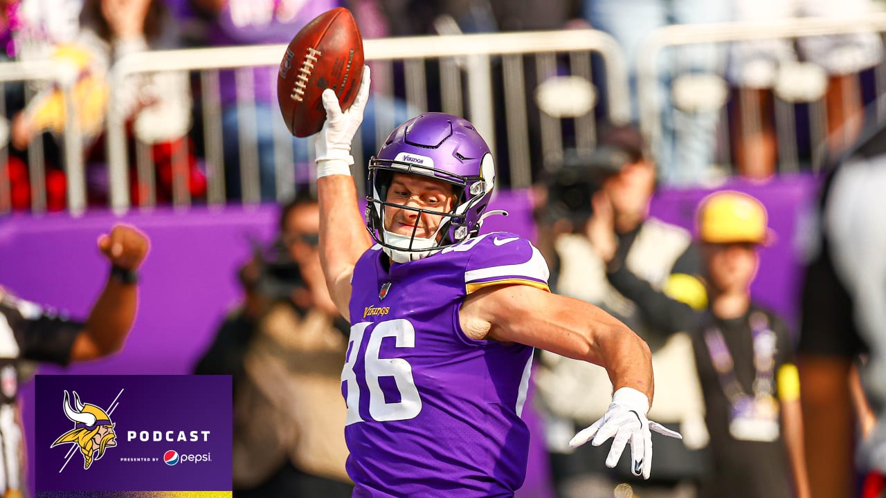 Minnesota Vikings tight end Johnny Mundt in action during an NFL