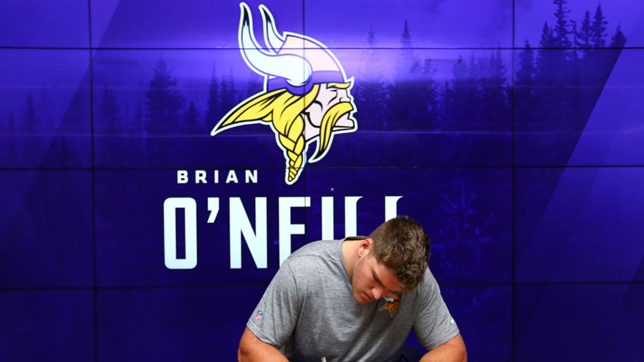 Vikings Sign 2ndRound Pick Brian O'Neill to Contract