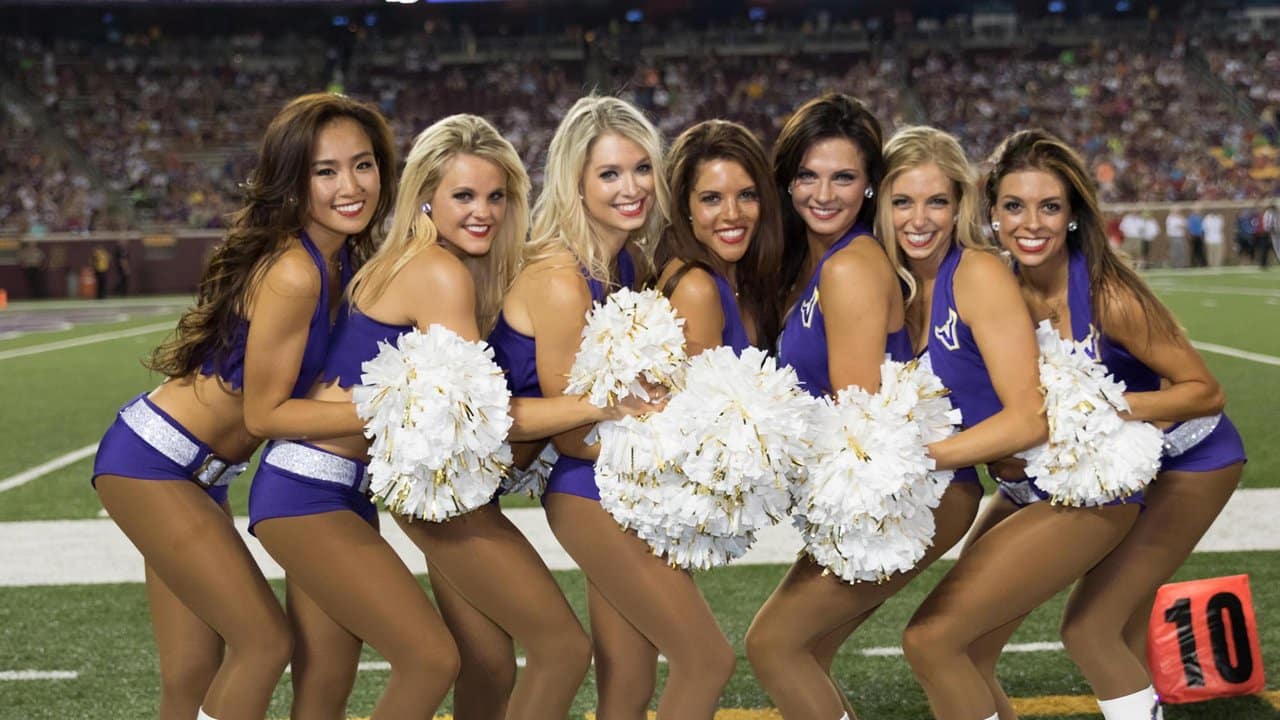 View images of the Minnesota Vikings Cheerleaders from the Aug. 