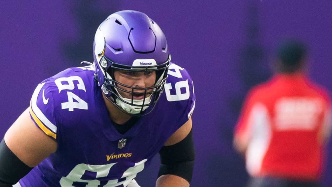 Blake Brandel offers versatility up and down Vikings offensive line — and  an 'atrocious' Griddy