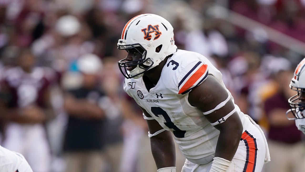 Falcons keep focus on defense, pick Auburn's Marlon Davidson