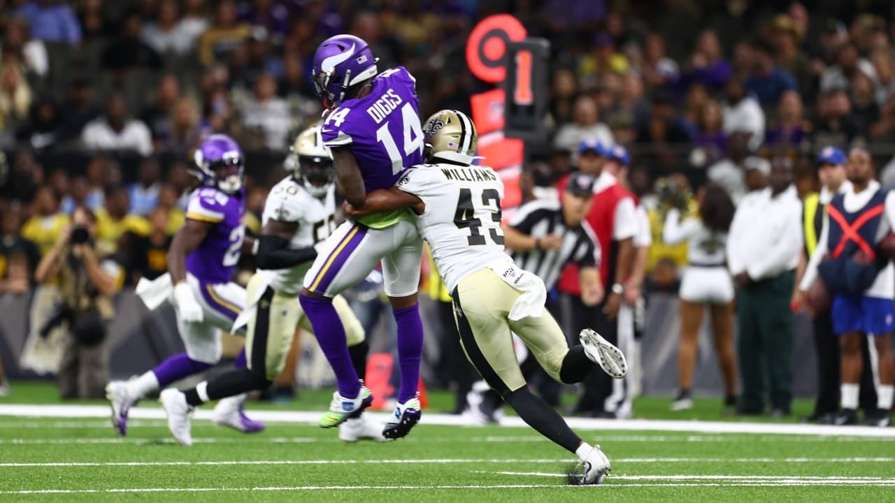 Vikings debut new offense in 34-25 preseason win over Saints