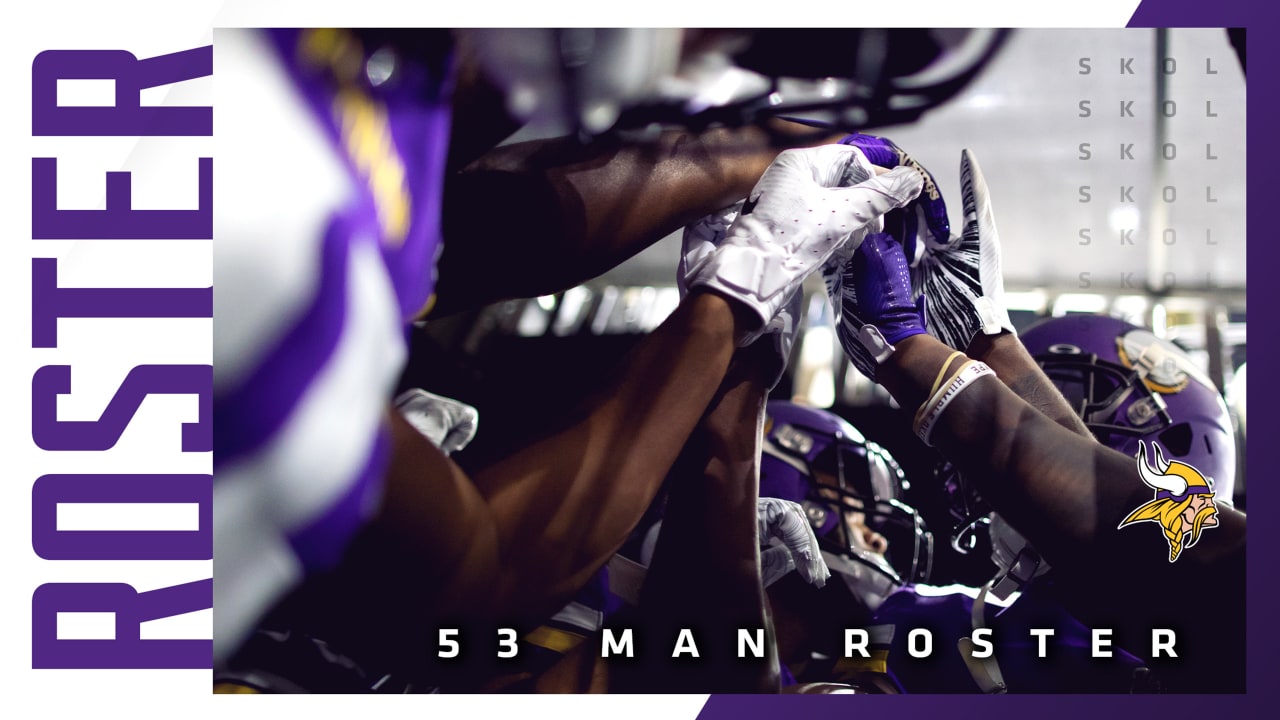 Minnesota Vikings' 53-man roster going into Week 3