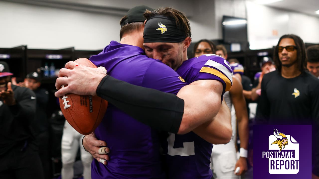 Vikings Postgame Report The Vikings Earn Their First Victory Of The