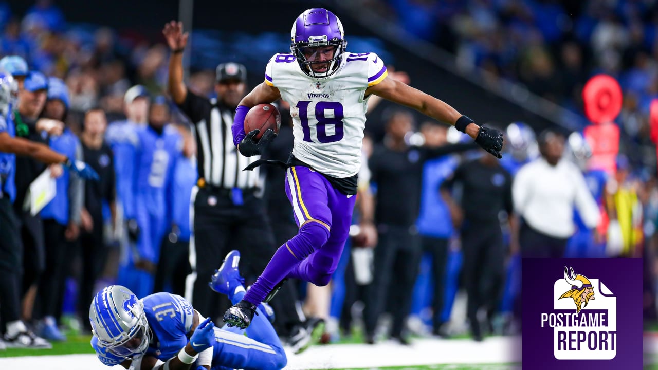 Minnesota Vikings defeat Detroit Lions at Ford Field