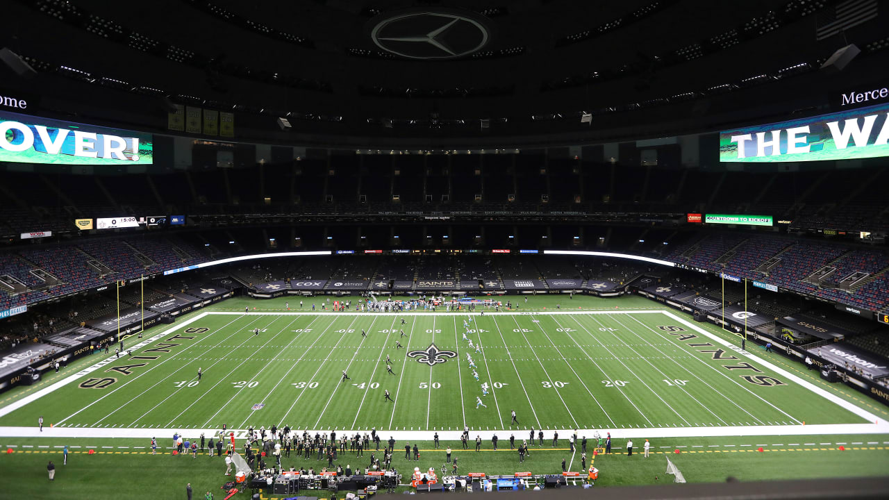 Caesars Superdome, section 112, home of New Orleans Saints, page 1