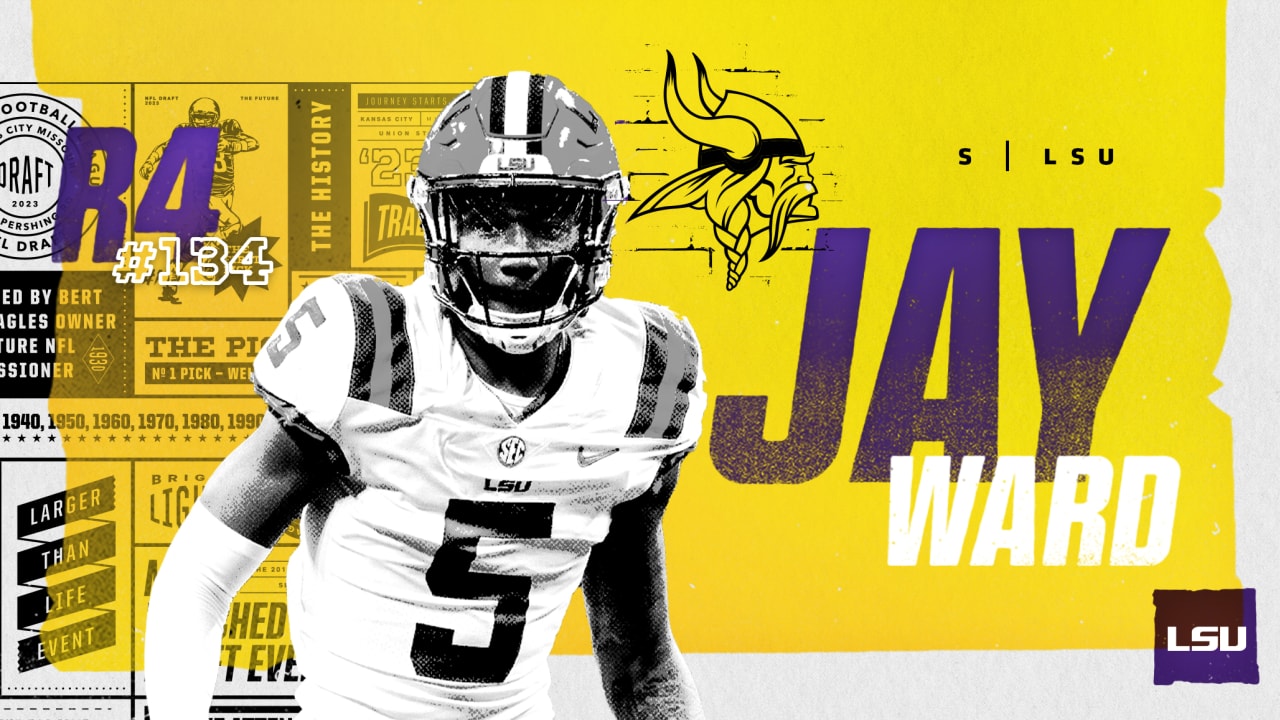 Safety Jay Ward, LSU, Pick 134