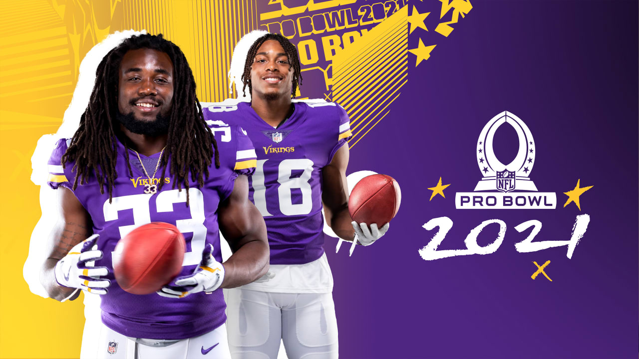 NFL_ Minnesota''Vikings''Men Dalvin Cook Justin Jefferson #18 Kirk