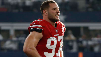 Nick Bosa 49ers White Color Rush Limited Jersey in 2023