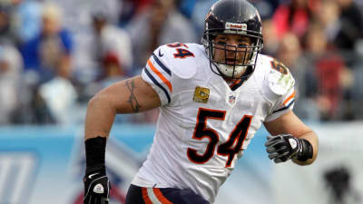 02 BRIAN URLACHER STADIUM CLUB *PRO BOWL* JERSEY CHICAGO BEARS NEW MEXICO  LOBOS