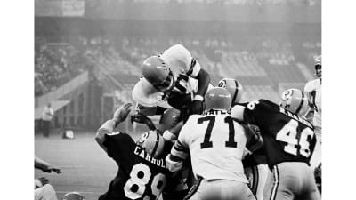 Here's a look at the seventies Bengals helmet for those who think