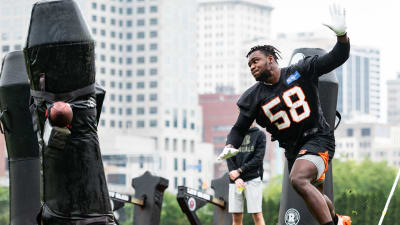 Joseph Ossai still has Bengals defensive coordinator Lou Anarumo standing  by him: 2023 NFL combine 