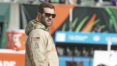 Bengals offensive coordinator Brian Callahan talks about Joe Burrow offensive schemes and player development in the spring