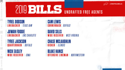 Thr undrafted free agent process is underway. A lot of the UDFAs will have  a tuff task making this loaded Bills roster. - #BuffaloBills…