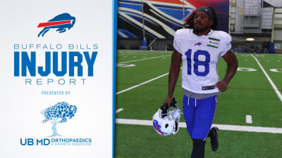 John Brown injury: Bills WR is limited with foot injury heading