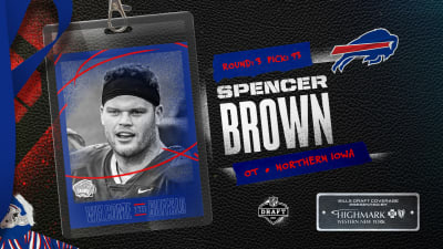 Buffalo Bills PR on X: Selected T Spencer Brown out of Northern Iowa with  the 93rd selection of the #NFLDraft.  / X