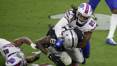 Bills remain undefeated, top Raiders in Las Vegas, 30-23 seasons Las Vegas  Josh Allen Las Vegas raiders