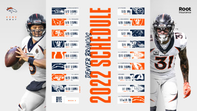 2022 Broncos prime-time schedule: Dates, matchup info and more for games  vs. Seahawks, 49ers, Colts, Chargers and Chiefs