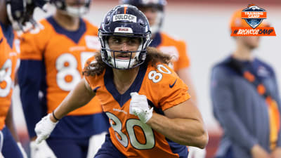 Broncos camp rewind: Greg Dulcich, Marvin Mims, Jr. stand out