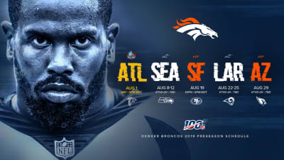 Seattle Seahawks vs. Denver Broncos in 2019 preseason opener