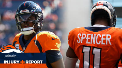 Broncos receiver/returner Diontae Spencer 'day-to-day' with chest injury