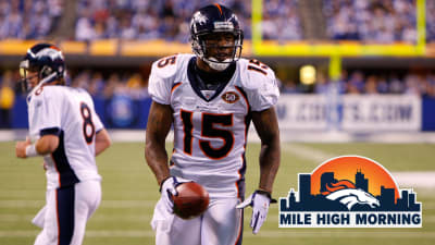 Broncos' Brandon Marshall received honorary Nuggets jersey after