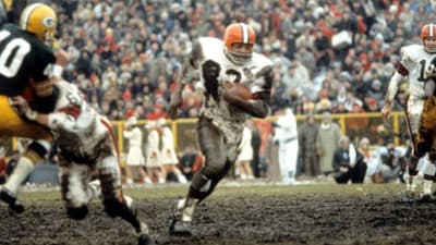 Jim Brown: From Browns backup pick in the NFL draft to early