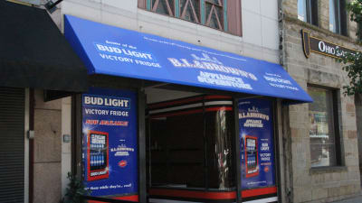 cleveland browns bud light fridge