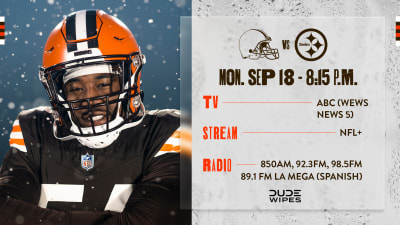 How to Watch MNF Steelers vs. Browns Live on 9/18 - TV Guide