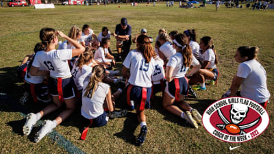 Woman becomes first flag football player with gear in Pro Football