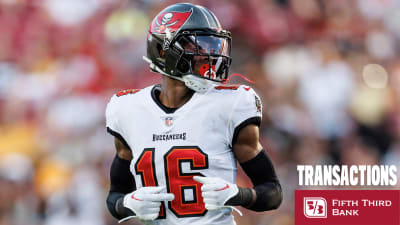 Tampa Bay Buccaneers cornerback Keenan Isaac (16) covers a kick