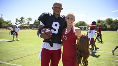 Arizona Cardinals QB Josh Dobbs Bonds with Team Cheerleader Who Also Has  Alopecia