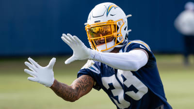 A look at the Los Angeles Chargers' secondary, which includes several All- Pro and Pro Bowl players including safety Derwin James, cornerback Casey  Hayward, cornerback Chris Harris Jr. and defensive back Desmond King.