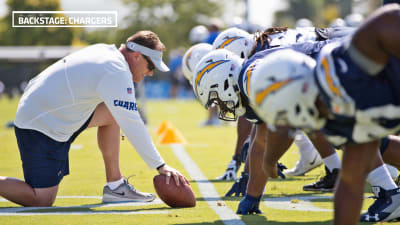 Men's Nike White Los Angeles Chargers Sideline Line of Scrimmage Legend  Performance T-Shirt