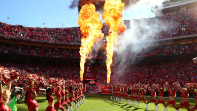 Here's the flyover from the coldest game in Arrowhead history. I went