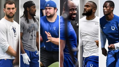 Colts' 90-man offseason roster by jersey number