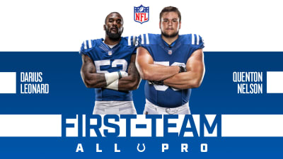 The NFL announced tonight that Colts C Ryan Kelly, LB Darius Leonard & G  Quenton Nelson have been selected to the 2021 NFL Pro Bowl