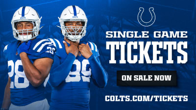 A limited number of single-game tickets for Colts vs. Jets