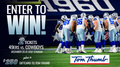 Tom Thumb on X: It's game day Cowboys fans! We're ready to  #FinishThisFight! Don't forget to wear your Dallas Cowboys jersey today,  when you do your shopping, to save 10% on your