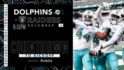 How to watch Raiders and Dolphins NFL game on Saturday