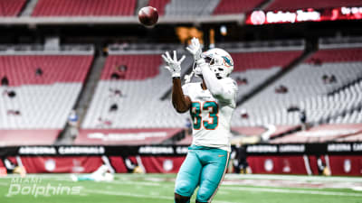 Miami Dolphins wide receiver Kirk Merritt (83) makes a catch