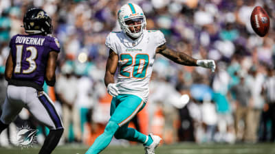 Miami Dolphins cornerback Justin Bethel in action during the second half of  a NFL football game against the Miami Dolphins, Sunday, Sept. 18, 2022, in  Baltimore. (AP Photo/Terrance Williams Stock Photo - Alamy