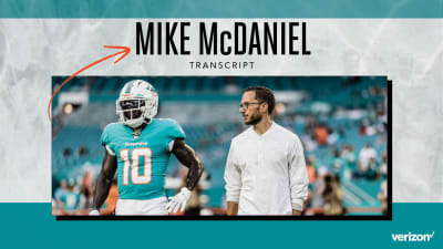 Mike McDaniel pleased with 'fierce' competition among Dolphins RBs